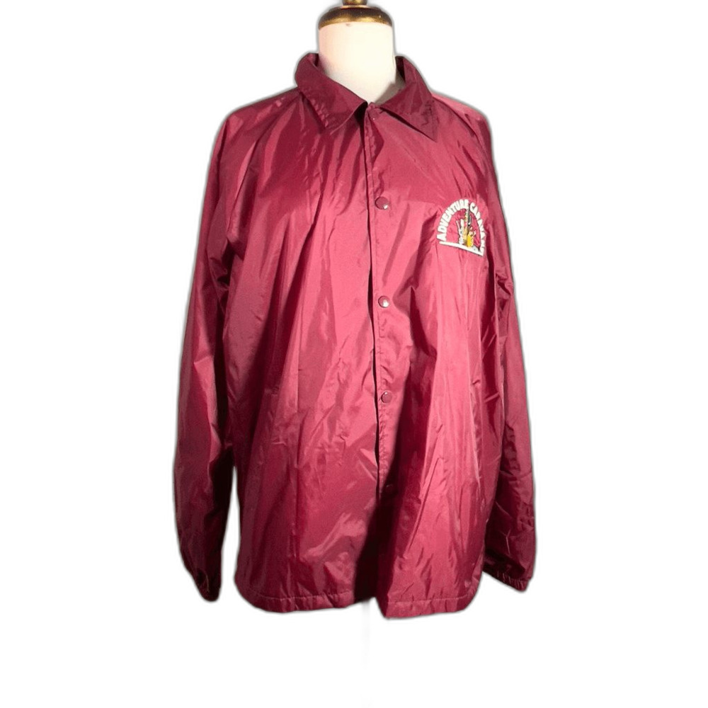 Augusta Sportswear Jacket Size XL 90's Casual Burgundy Vintage Adventure